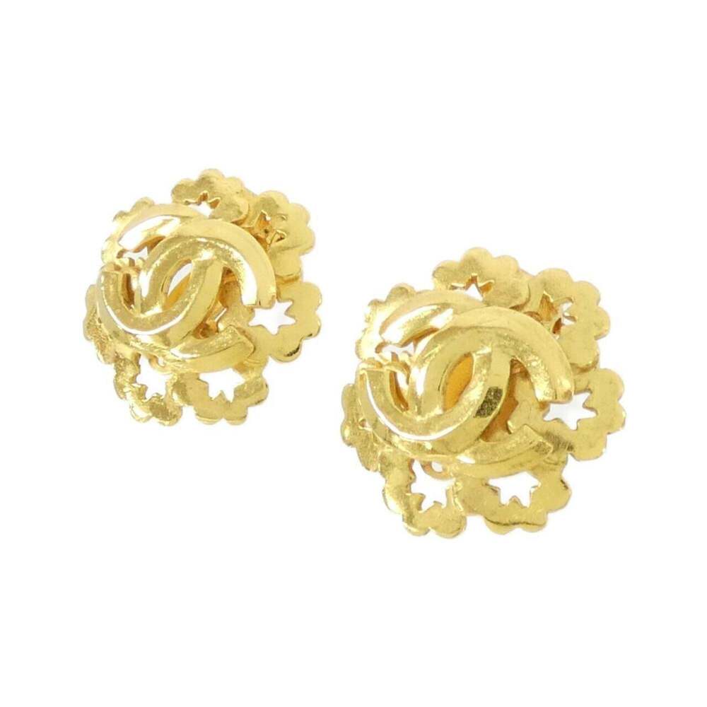 CHANEL Authentic Gold Earrings - Picture 2 of 3
